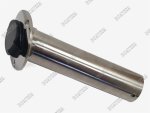 Rod Holder Ss Gunnel 30 Deg With Cap