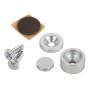 Magnet Catches Neodym Silver Colour 12.7X6.4MM 2PC
