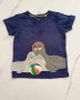 Baby Boden Blue Seals T Shirt 2/3Y