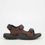 Urbanart Glide 1 Faux Nubuck Sandal - Chocolate - Chocolate 6