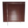 25MM Aluminium Venetian Blind - 1200MM W X 1600MM H - Mahogany