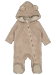 Faux Fur Bear Babygrow - 6 12 Mths Grey