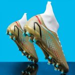 Men's Trendy Non Slip Ag Football Cleat Professional Comfy Outdoor Breathable Soccer Cleats & Shoes For Training Competition