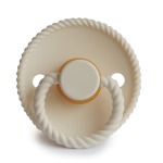Rope Latex Baby Pacifier - Cream Size 2