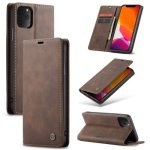 CASEME-013 Multifunctional Horizontal Flip Leather Case With Card Slot & Holder & Wallet For Iphone 11 Pro Coffee