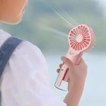 Portable Handheld Misting Fan - Purple