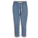 Panel Jogger Denim Pant - Denim Blue L