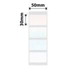 NB676 - - B1 B21 B3S B4 - 50X30MM - 230 Four Color Background Labels
