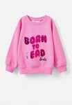 Cotton On License Dusty Fleece Crew Neck - Lcn Mat Barbie pink Gerbera