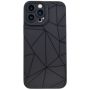 Abstract Lines Matte Black Case - Iphone Compatible With - Iphone 13 Pro Max