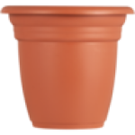 Terracotta Plastic Flower Pot 21CM