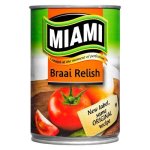 Miami Tomato & Onion Braai Relish 410G