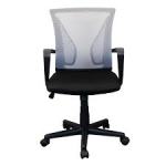Simone Mid Back Chair Grey