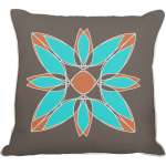 Abstract Flower Cushion 2 - 50CM X 50CM
