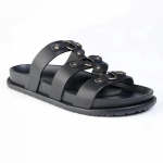 Madison Ring Sandal - Black Mono - 8