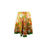70S Floral High Waisted Skirt - Xs s
