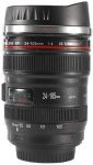 Double Insulated Thermostat Camera Lens Drinking Plastic Coffee Mug