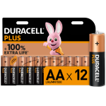 Duracell Plus AA Batteries 12 Pack