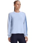 Women's Ua Rival Terry Colorblock Crew - Isotope Blue Sm