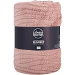 Always Fleece Blankt Jqd Zbr 180X200 Ea Jacfzebrsblush