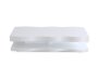 Viena Wave Coffee Table With Or Without Silver Legs - White