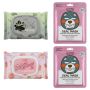 62 Pieces Rose Activated Charcoal Micella Remover Wipes & Seal Masks