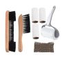 7 Piece Billiards Pool Table Cleaning Rail Brush Set