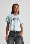 Cropped Sports Jersey - Twilight Blue athletique