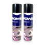 Powr Spray Paint Satin Black 300ML 2 Pack