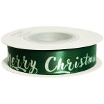 Merry Christmas Green Ribbon 9M