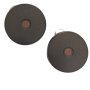 Defy Stove Plate Set 8 INCH-180MM 1500W Pack Of 2 - Black