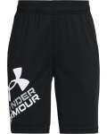 Boys' Ua Prototype 2.0 Logo Shorts - BLACK-001 Ymd