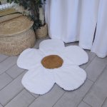 Themed Shaped Playmat MINI Carpet Fluffy Daisy