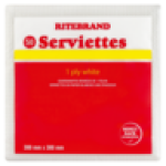 Single Ply Serviettes 50 Pack