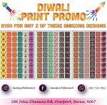 Diwali Print Combo 3CM 54PC Print Any 2 For R150