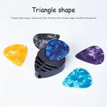 Guitar Plectrum Holder With Built-in Tongue With Adhesive Backing For Easy Carrying For Classical Guitar Ukulele Bass Electric G