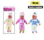 Doll Baby Asstd W sound 38CM Marketplace Brits Bros