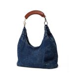 Premium Denim Tote Bag Niche Casual Commuter Underarm Shoulder Bag