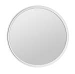 Lily Floating Round Mirror - White