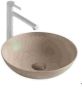 Counter Top Ceramic Basin / Table Top - Azalea - Matt Khakhi