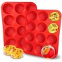 1PC Silicone Muffin Pan Non-stick Baking Cupcake Pan 12 Cavity Pudding Mold Oven Accessories Baking Tools Kitchen Gadgets Kitchen Accessories