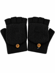2-IN-1 Convertible Winter Gloves - Fingerless Knitted Mittens With Cover