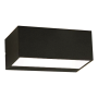 DIE Cast Aluminium Bulkhead With Frosted Glass BH082 Black