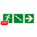 Parrot Photoluminescent 190MM E16 Safety Sign