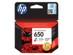 HP 650 Tri-color Ink Cartridge