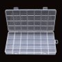 Versatile 28-Compartment Storage Organizer With Locking Lid & Handles - Perfect For Jewelry Cosmetics & Crafts