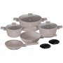 Berlinger Haus Taupe Collection 10 Piece Titan Non-stick Cookware Set BH8110