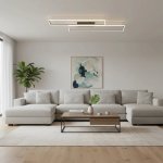 Parallel Geometric LED Ceiling Fitting
