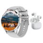 Men's Smartwatch+earphones-fitness & Health Tracker With Dual Strap Design