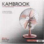 Kambrook Desk Fan Rose Gold 30CM